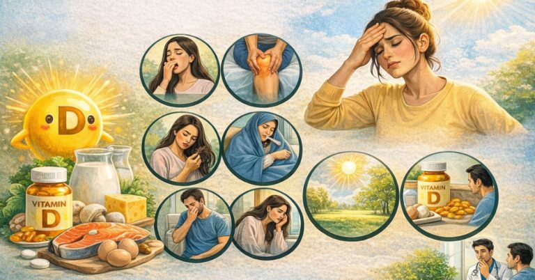 শরীরে ভিটামিন D কম হলে কী কী সমস্যা দেখা যায়?